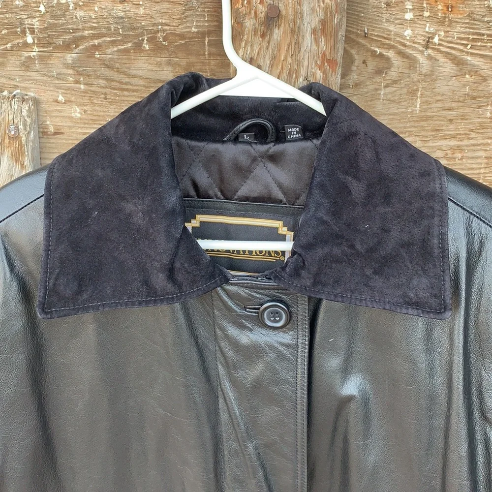 Vintage Leather/Suede Jacket - Picture 6 of 13